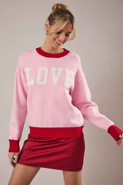 LOVE Graphic Sweater