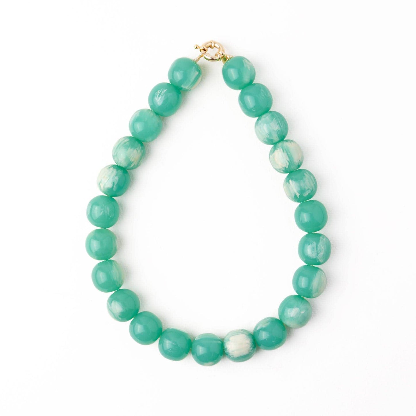 Iris Large Resin Bead Necklace