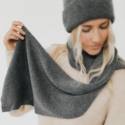 Cassidy Cashmere Wrap and Beanie Set