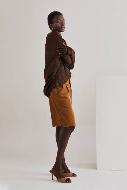 Corduroy Bermuda Shorts