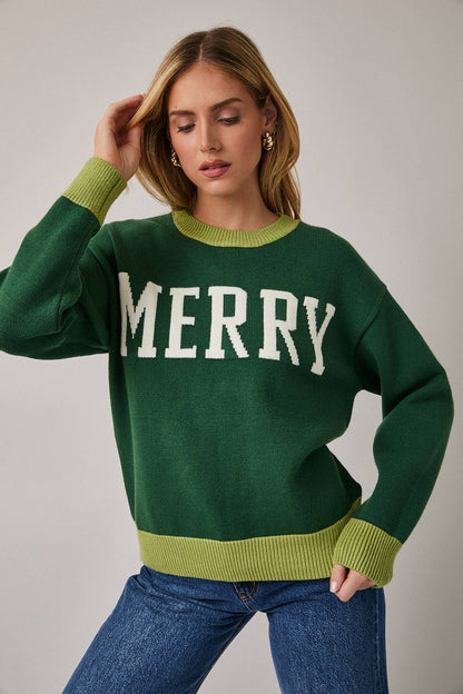 Merry Long Sleeve Sweater