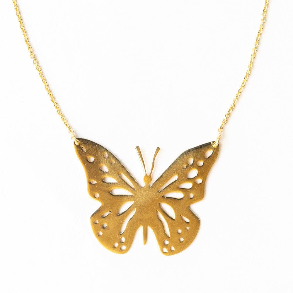 Monica Butterfly Pendant Necklace