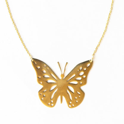 Monica Butterfly Pendant Necklace