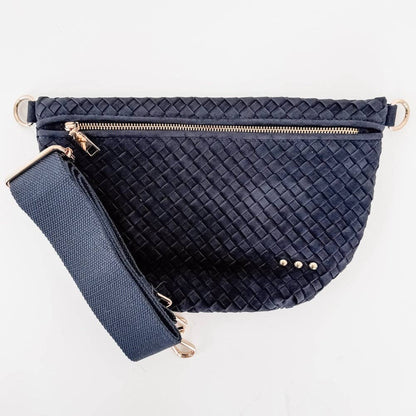 Suede Westlyn Woven Bum Bag