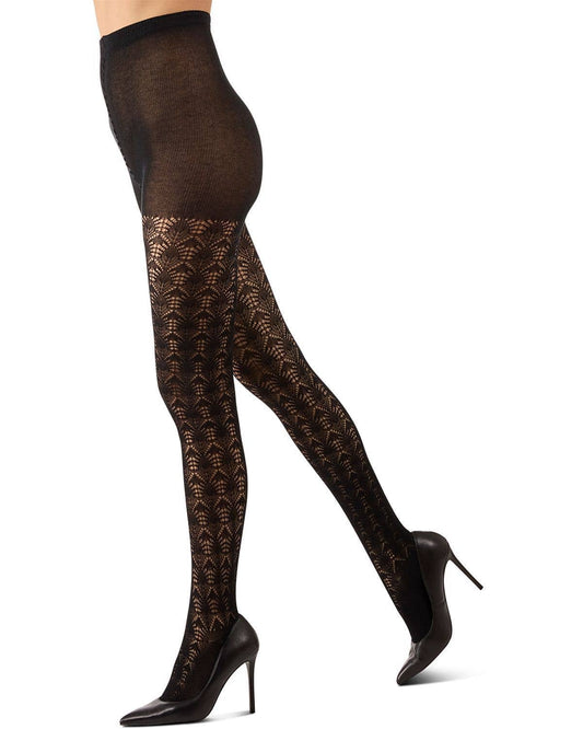 Memoi Inverted Crochet Tights