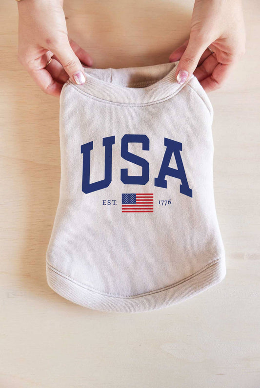 USA Pet Graphic Sweatshirt