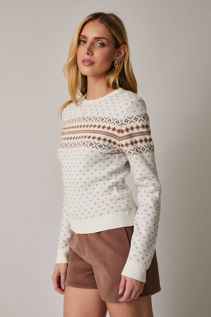 Faire Isle Crewneck Sweater
