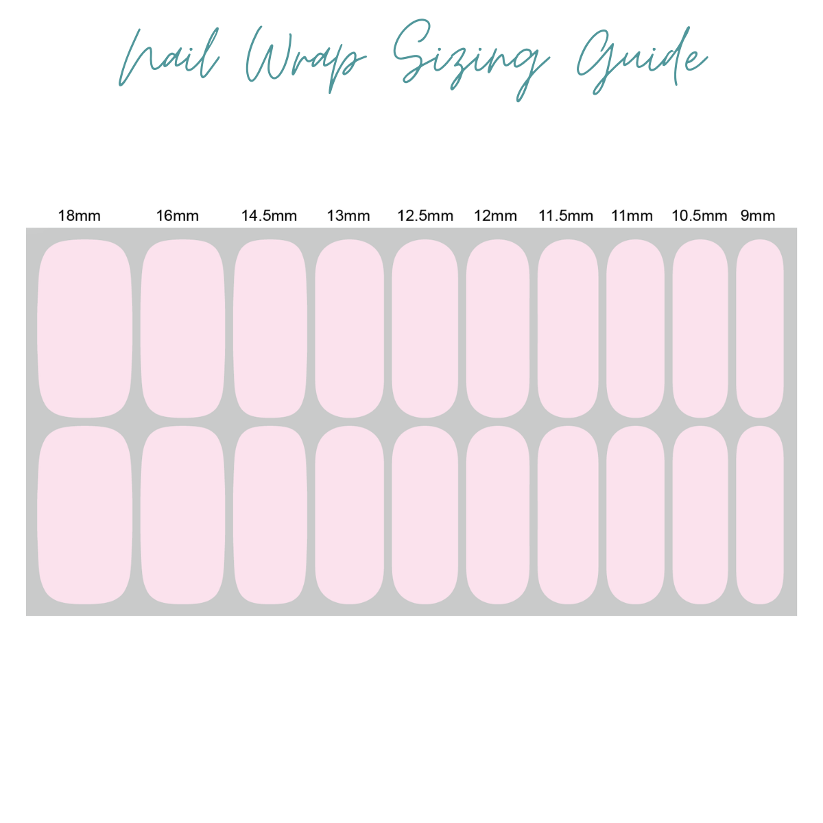 Reflection | Modern French Tip Silver Foil Nail Art Wrap Set