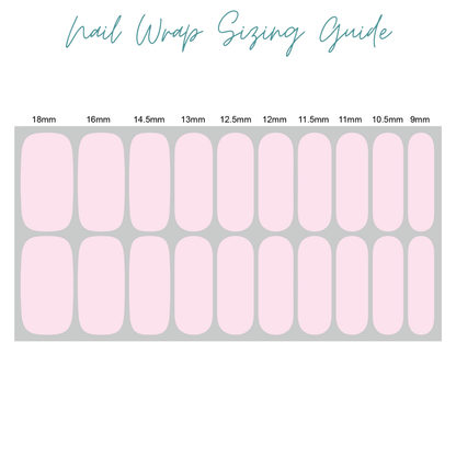 Reflection | Modern French Tip Silver Foil Nail Art Wrap Set