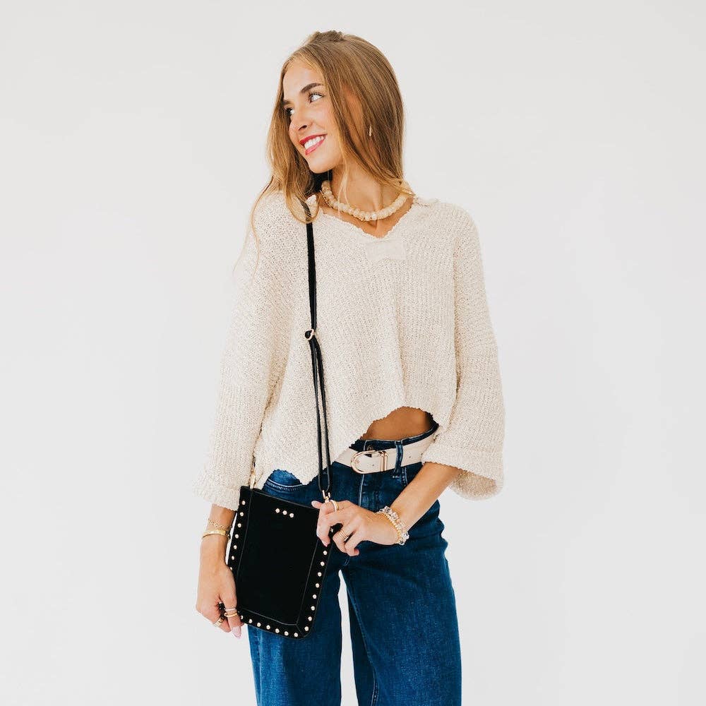 Shelby Suede Phone Bag