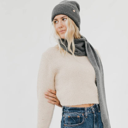 Cassidy Cashmere Wrap and Beanie Set