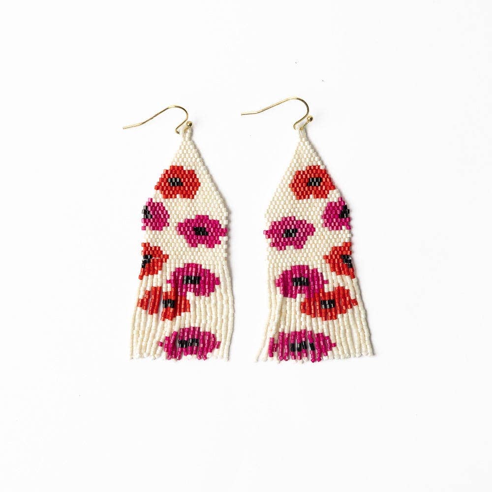 Delilah Beaded Fringe Earrings