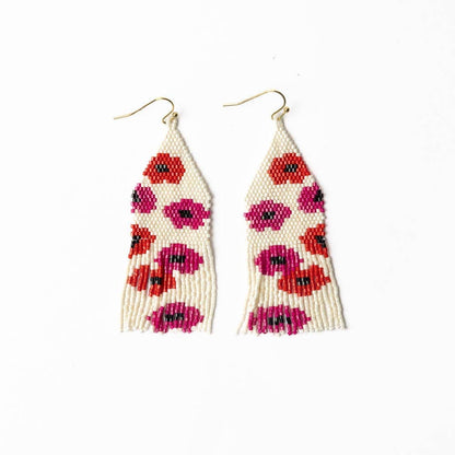 Delilah Beaded Fringe Earrings