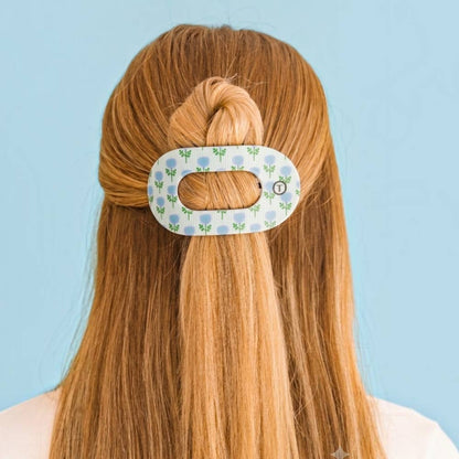 Flat Round Hair Clip - Medium