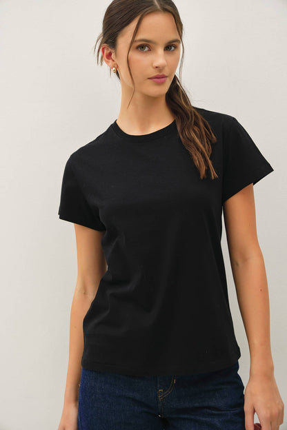 Crewneck Cotton Tee