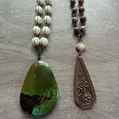 Copper Crowd 2 Necklaces