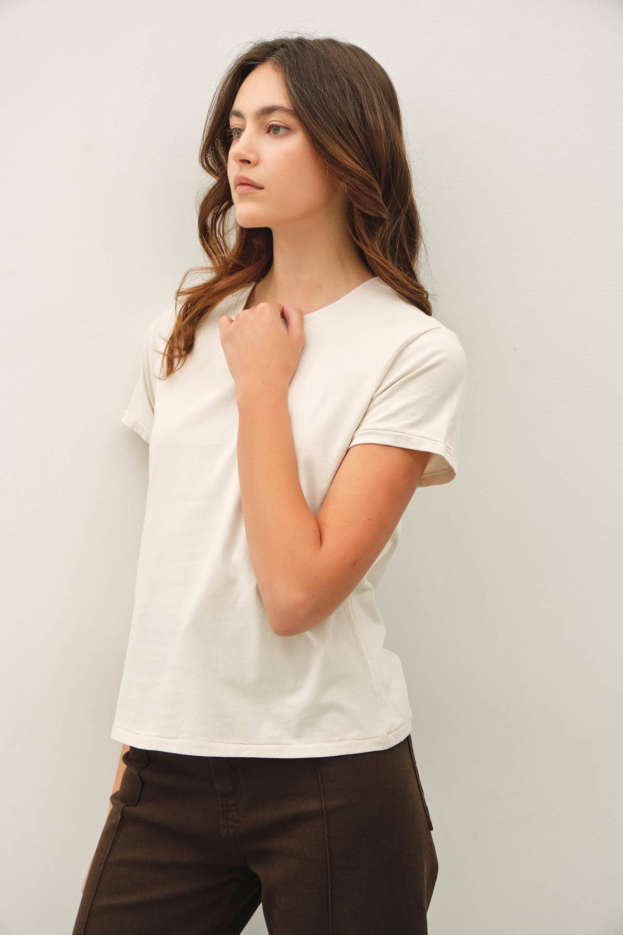 Crewneck Cotton Tee