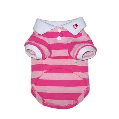 Stripe Polo Dog Shirt