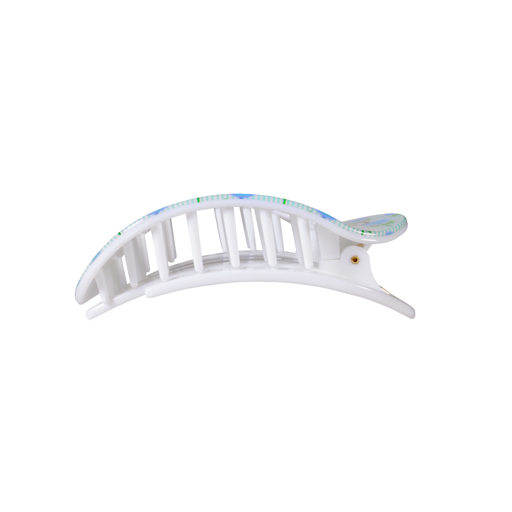 Flat Round Hair Clip - Large