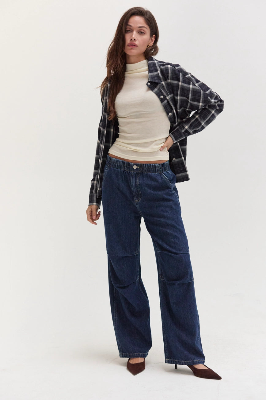 Claire Long Sleeve Mock Neck Top