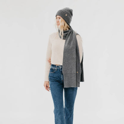Cassidy Cashmere Wrap and Beanie Set