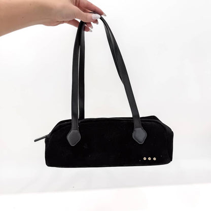 Sally Suede Shoulder Bag