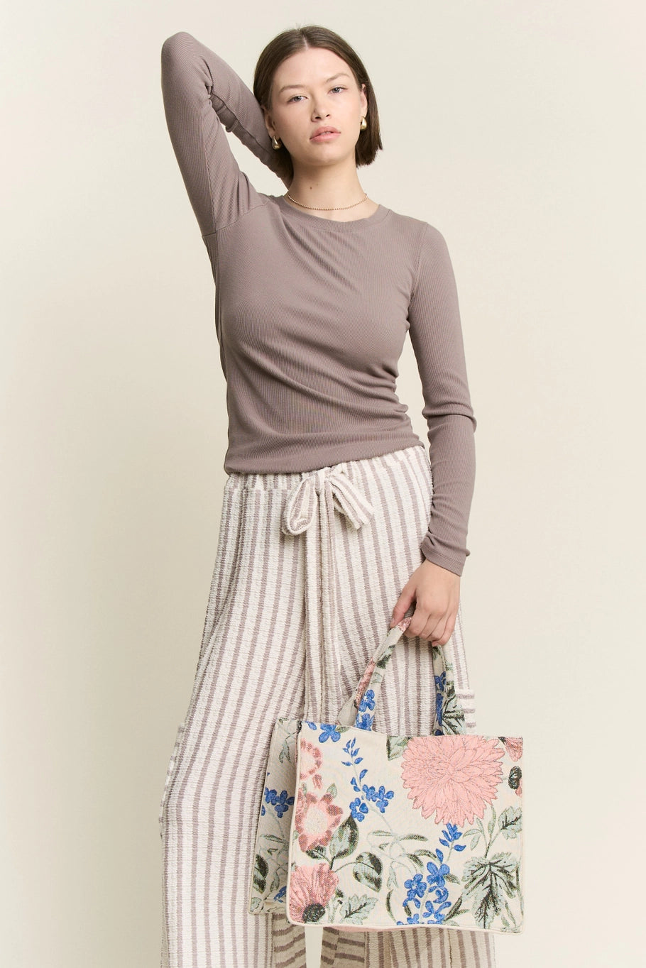 Striped Wide Leg Pants
