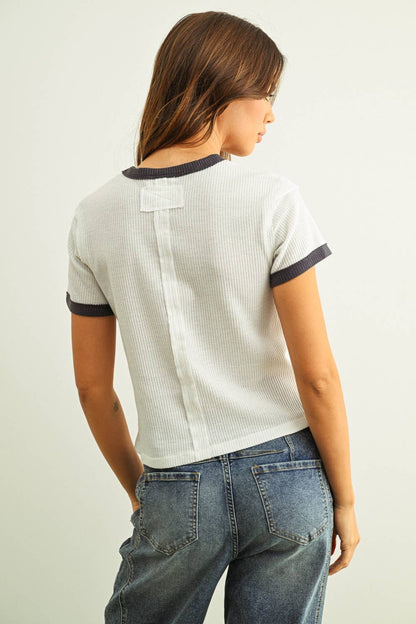 Waffle Ringer Tee