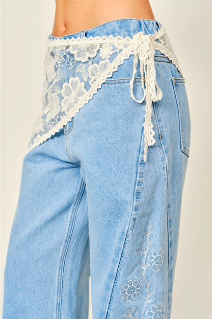 Lace Scarf Belt