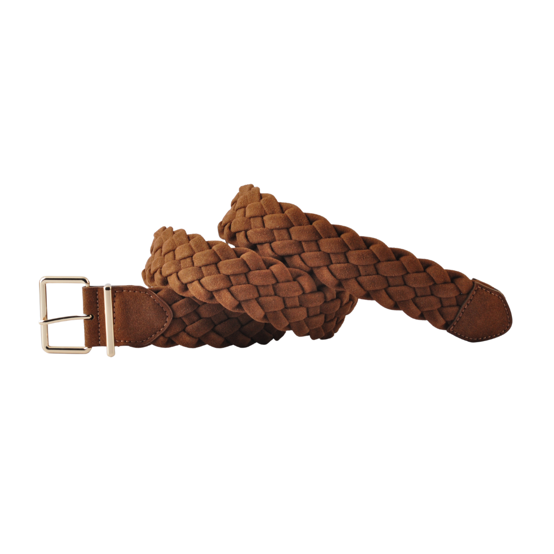 Suede Braided Belt