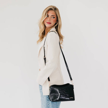 Moira Croc Embossed Crossbody