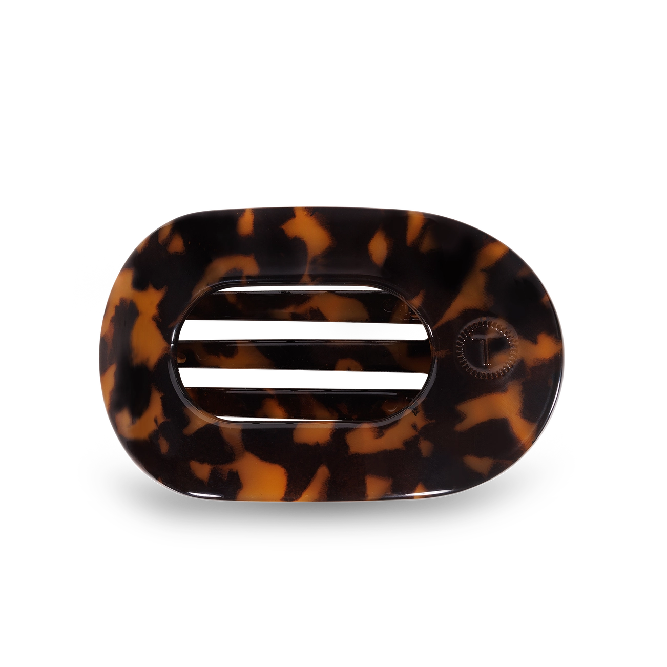 Flat Round Hair Clip - Large
