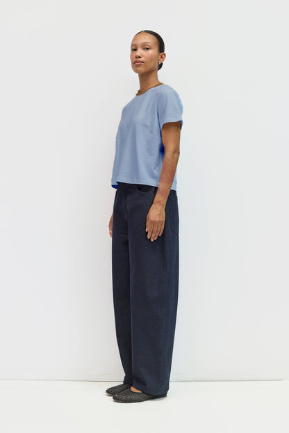 The Chloe Top | Contrast Neckband Tee