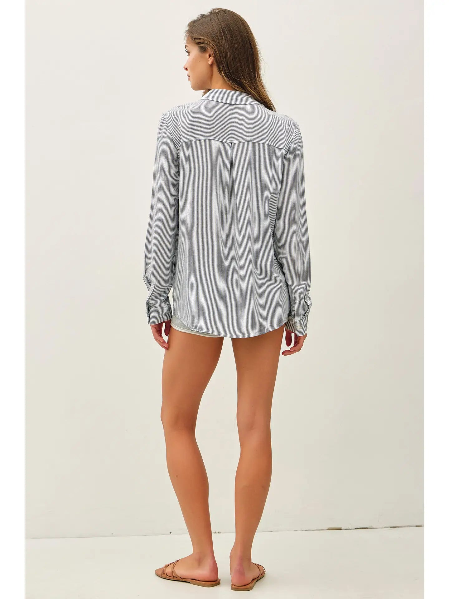Striped Boxy Shirt