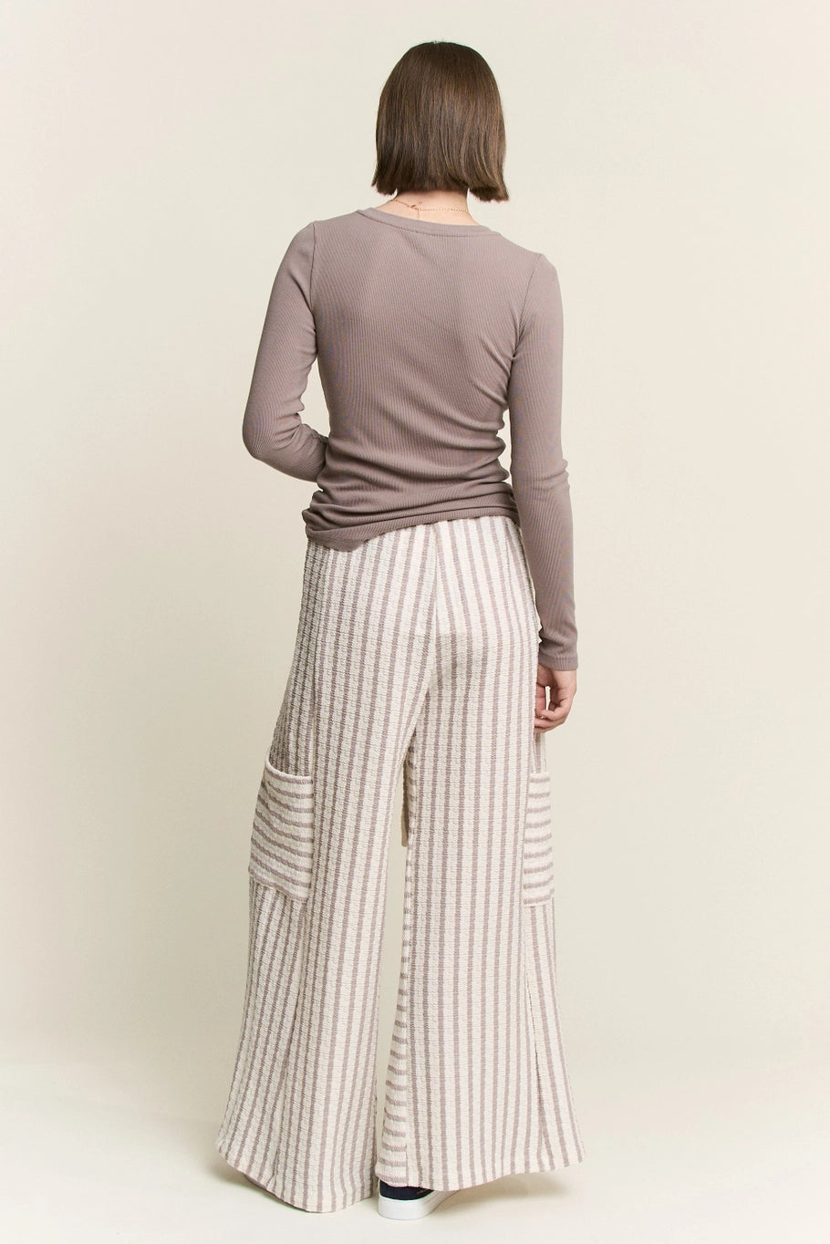 Striped Wide Leg Pants