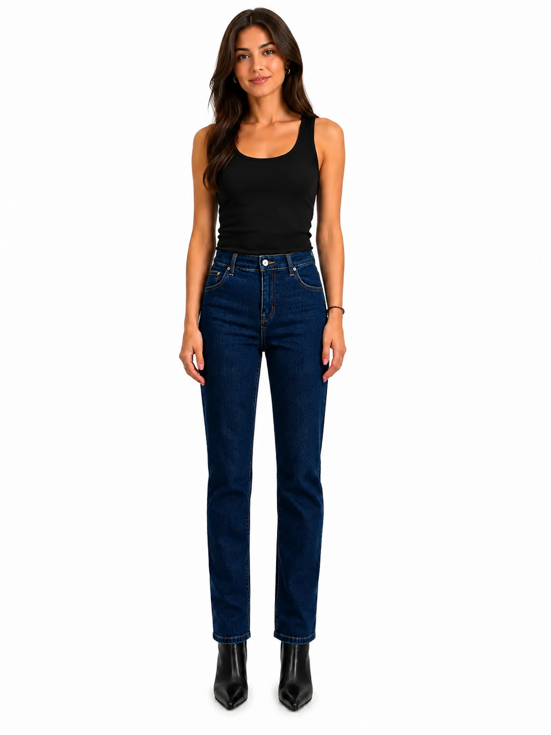 Petite Slim Straight Jean in Levi