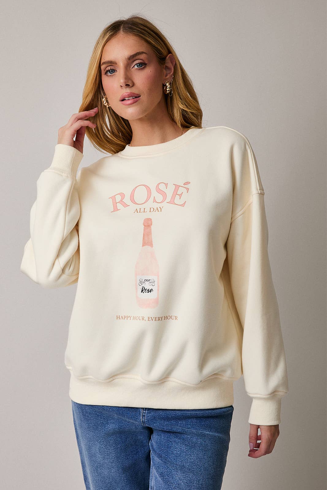 Rose´Graphic Sweatshirt