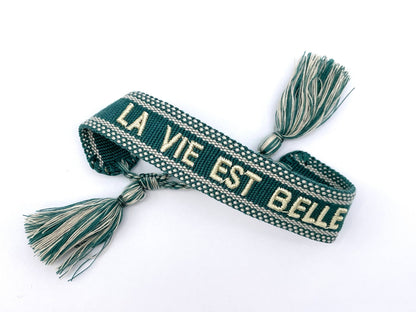 Woven Embroidered Statement Bracelets