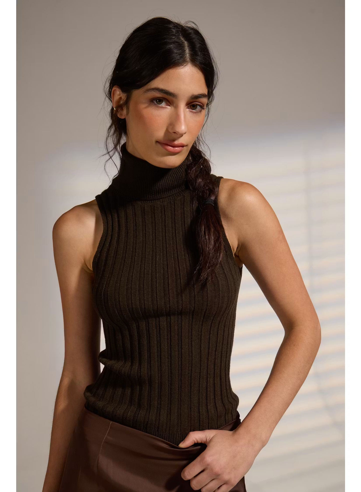 Ben Turtleneck Knit Top