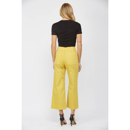 Cropped Wide Leg Pants