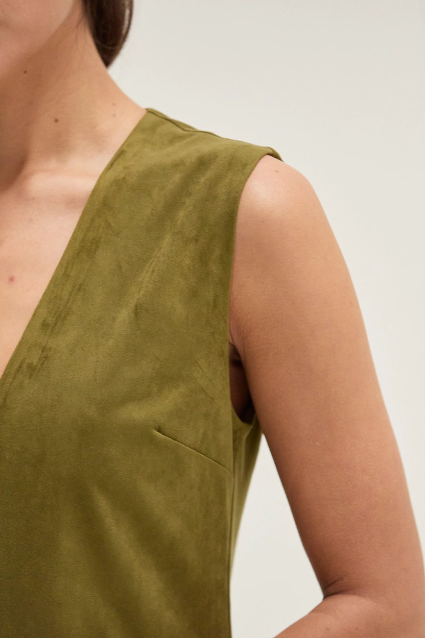Von Suede Mini Dress