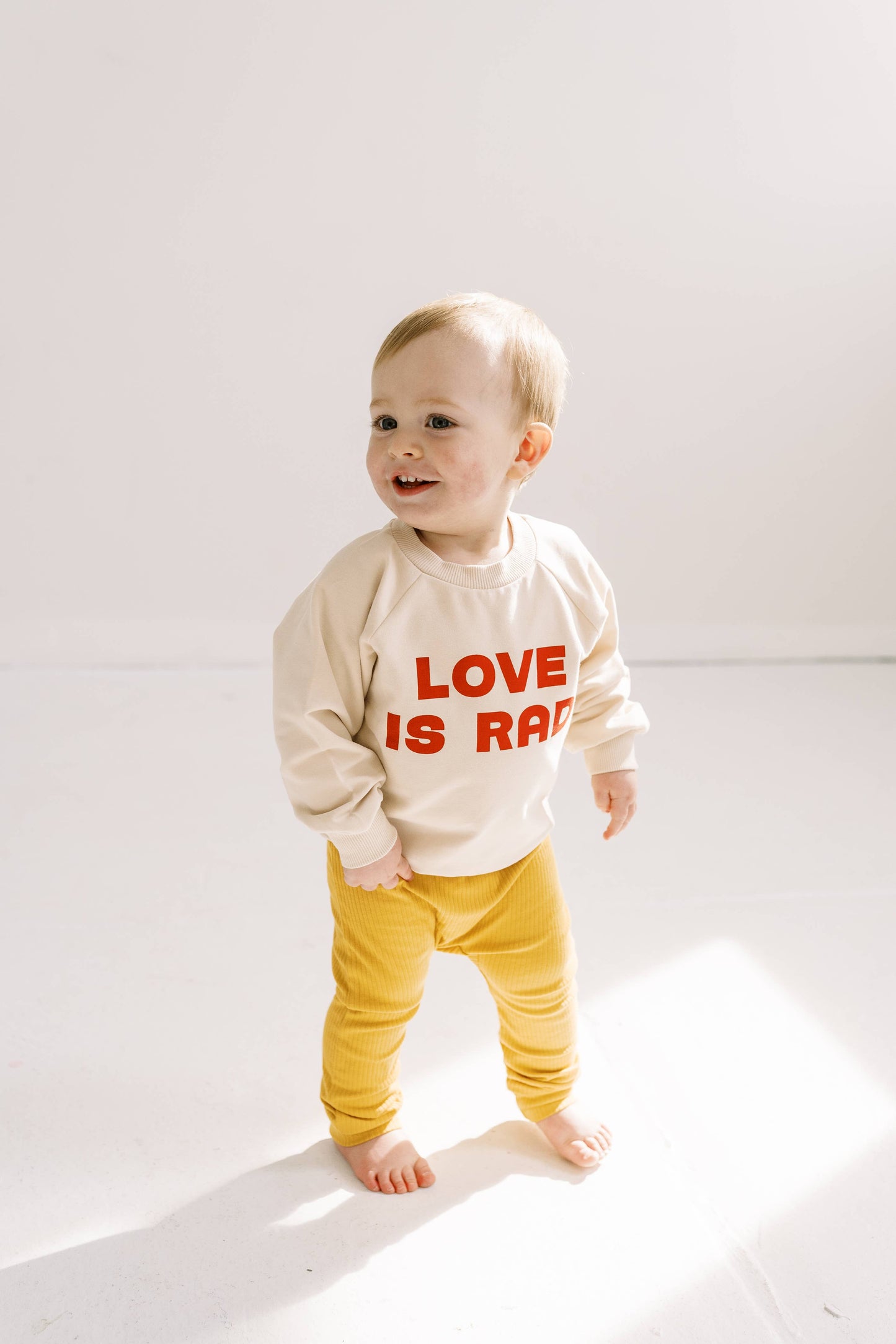 Love is Rad Toddler Sweatshirt