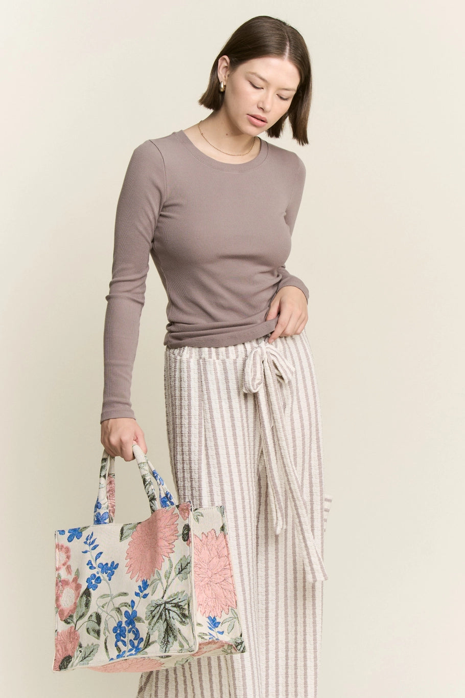 Striped Wide Leg Pants
