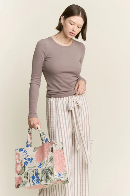 Striped Wide Leg Pants