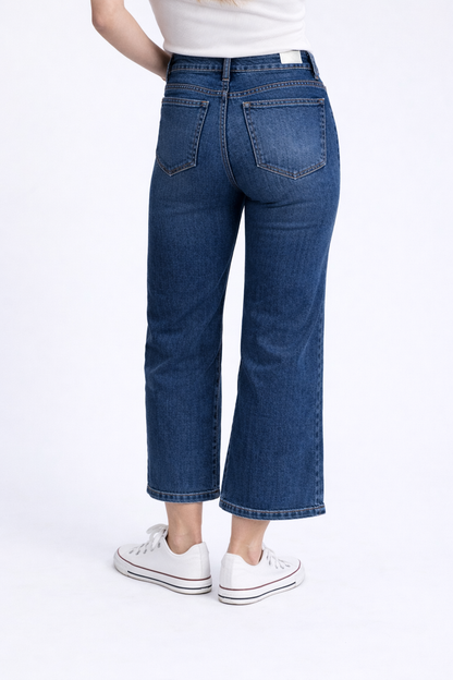 Better Butter Wide Leg Cropped Jean in Radley