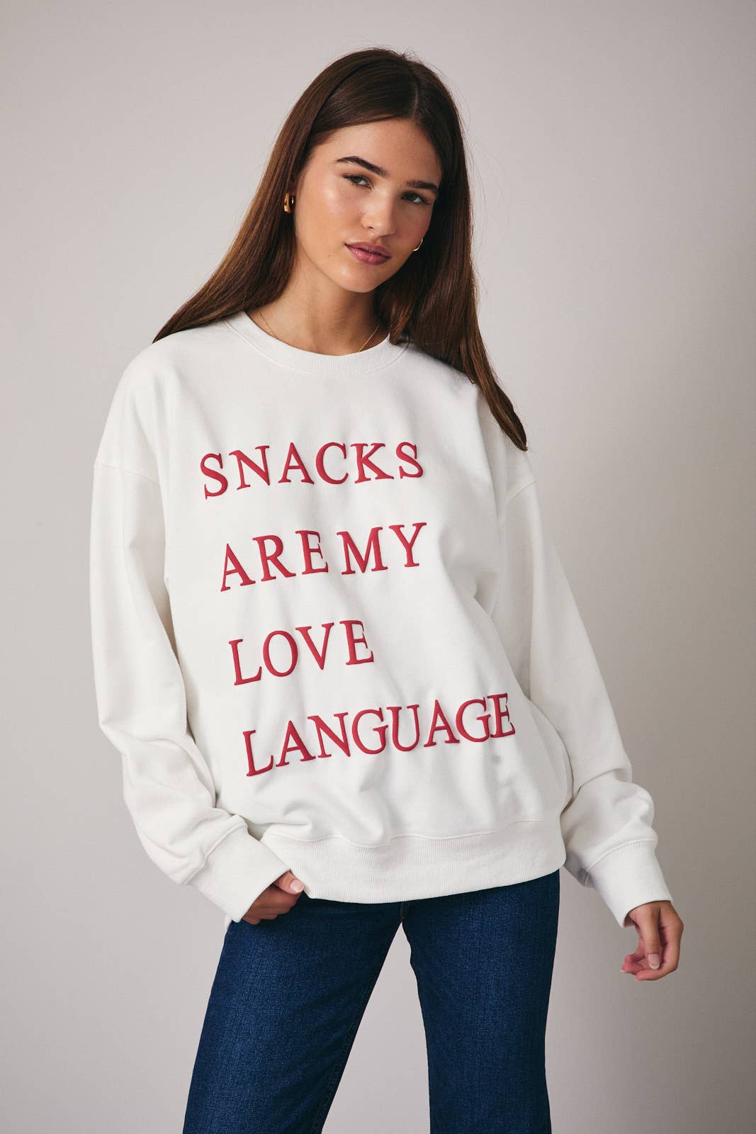 Snacks Graphic Sweatshirt