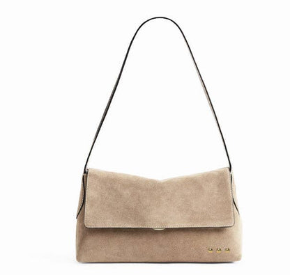 Miranda Suede Flap Crossbody
