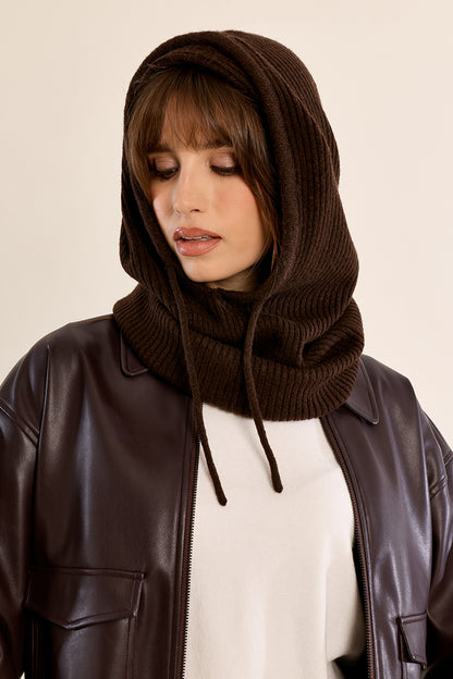 Ribbed Knit Balaclava