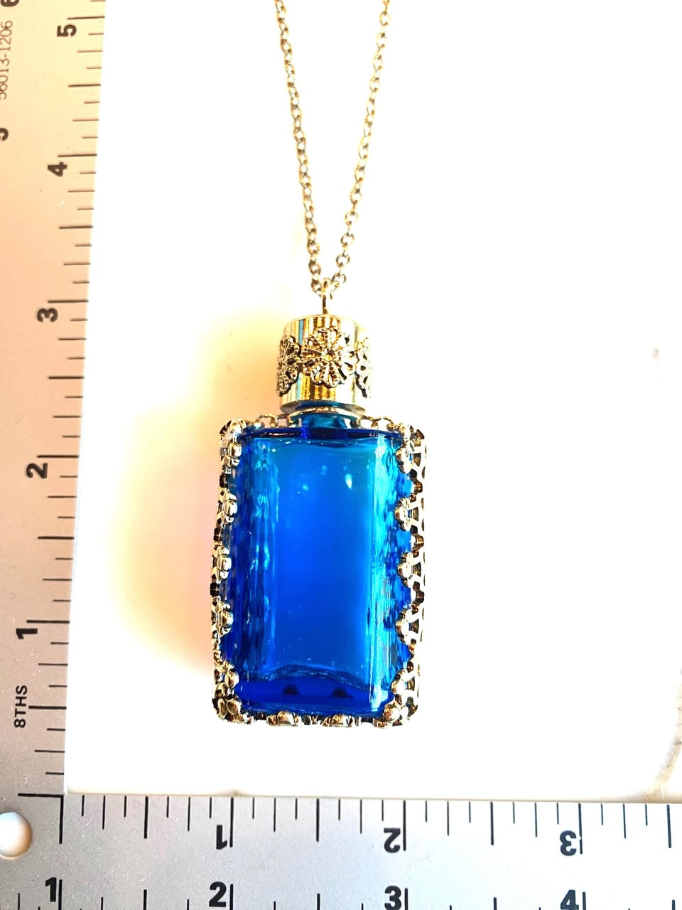 Blue Bottle Necklace