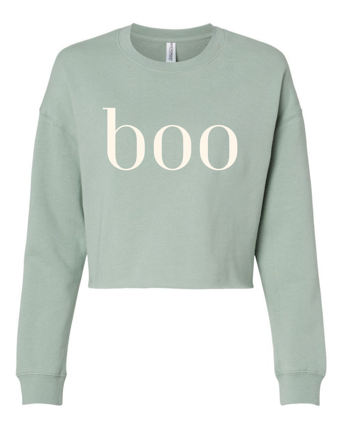 'boo' Cropped Sweatshirt